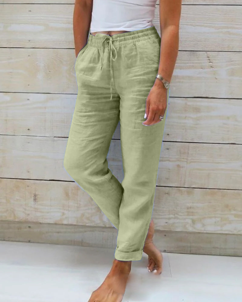 SUSAN - Pantaloni ușori elastici