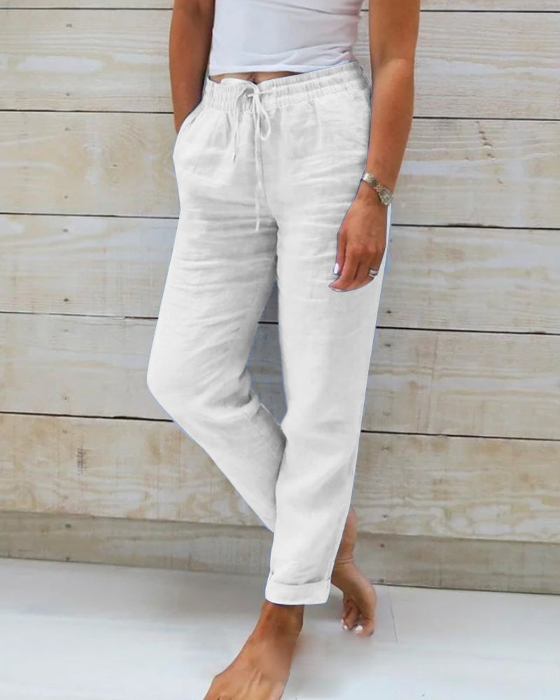 SUSAN - Pantaloni ușori elastici