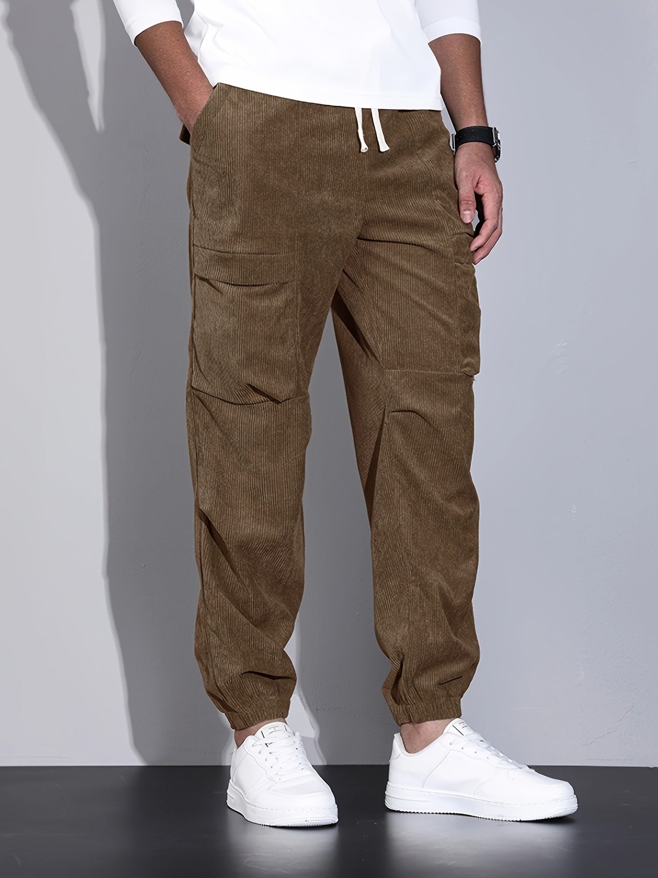 McKinley Pantaloni Cargo din Catifea
