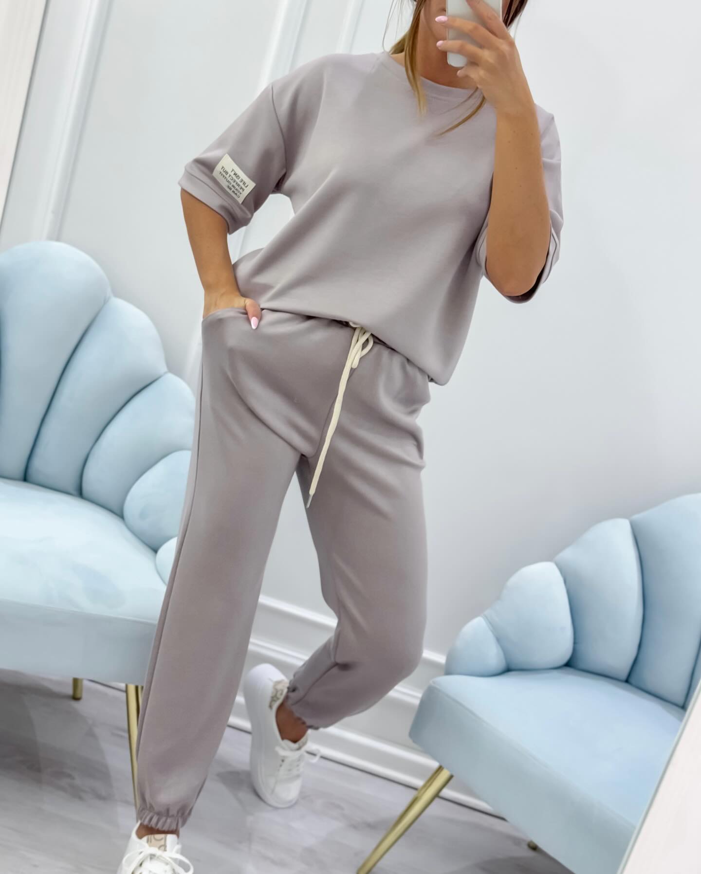 MIMI | Set Elegant cu Mâneci Scurte