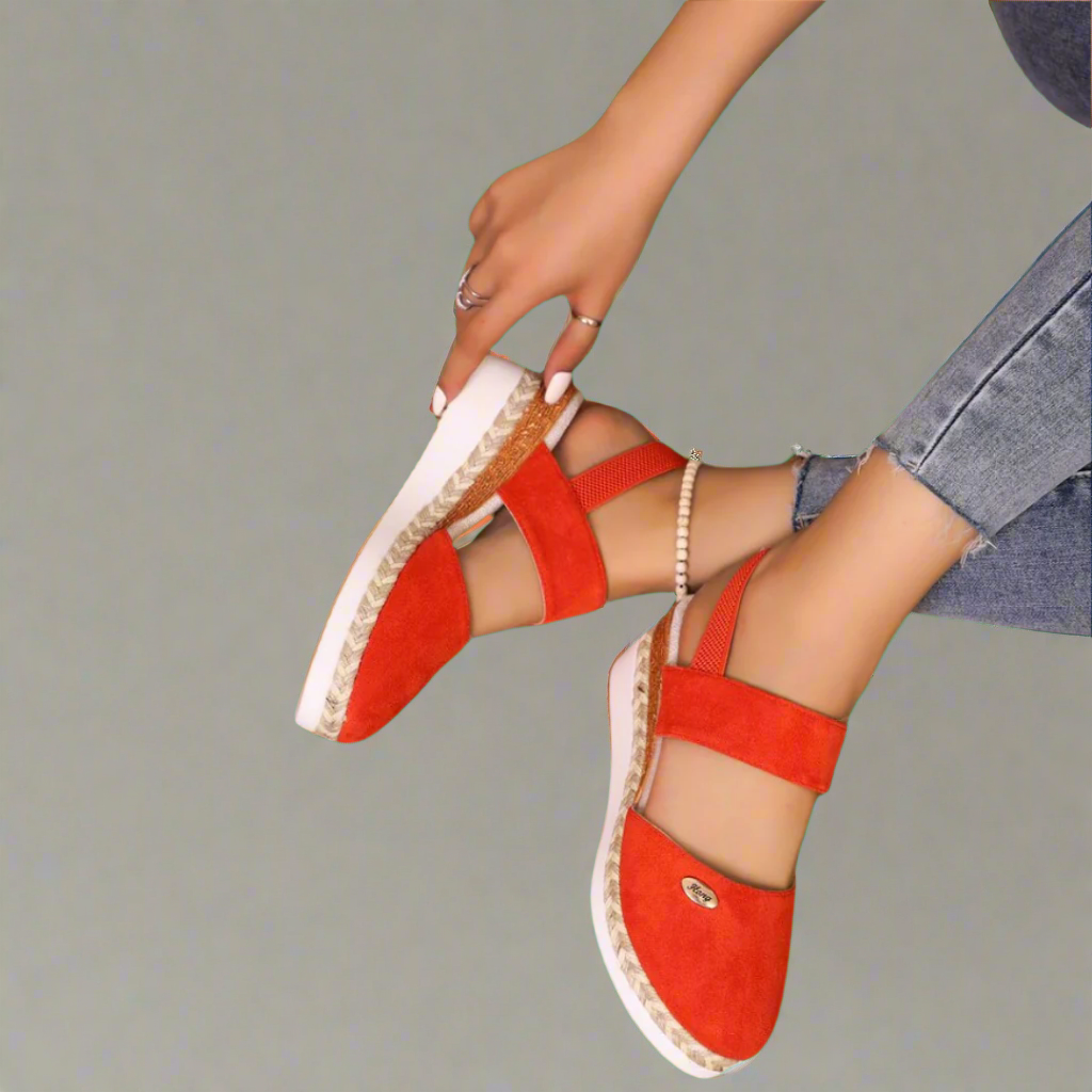 Gitta | Sandale Wedge pentru Femei în Mărimi Mari - Confortabile și Versatile