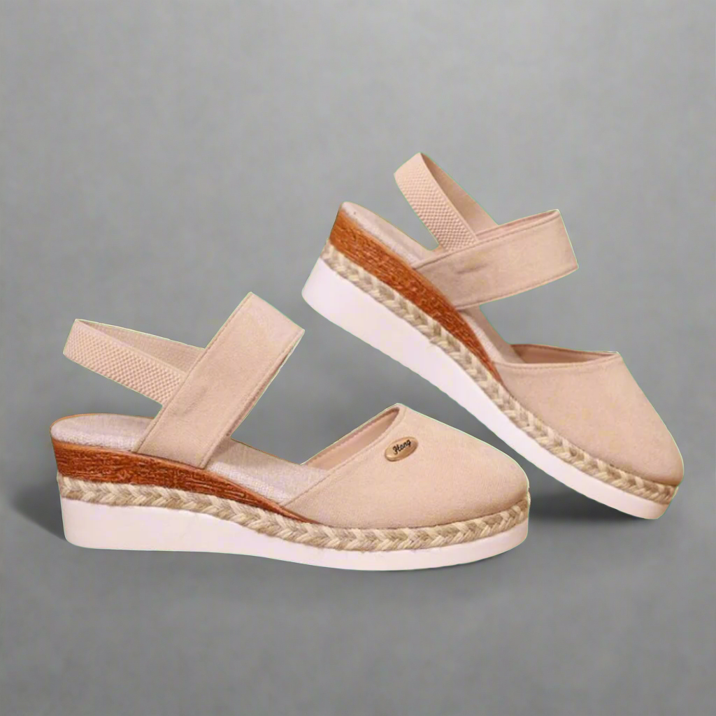 Gitta | Sandale Wedge pentru Femei în Mărimi Mari - Confortabile și Versatile