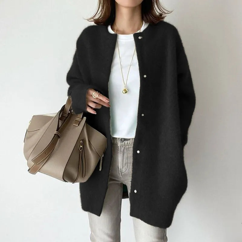 Juliette™ - Cardigan din lână moale, lung
