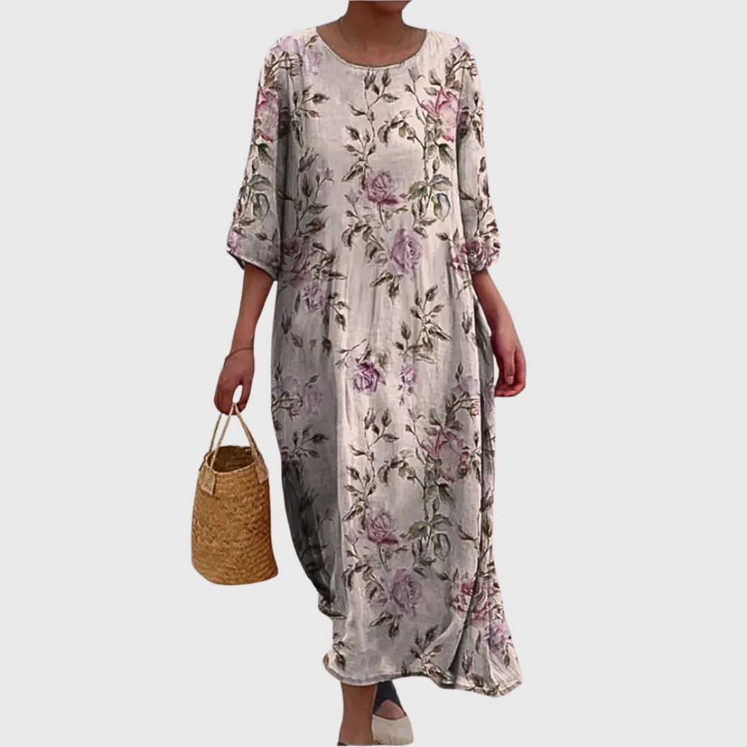 Sofia – Rochie cu Flori cu O Sensibilitate Romantică Blândă