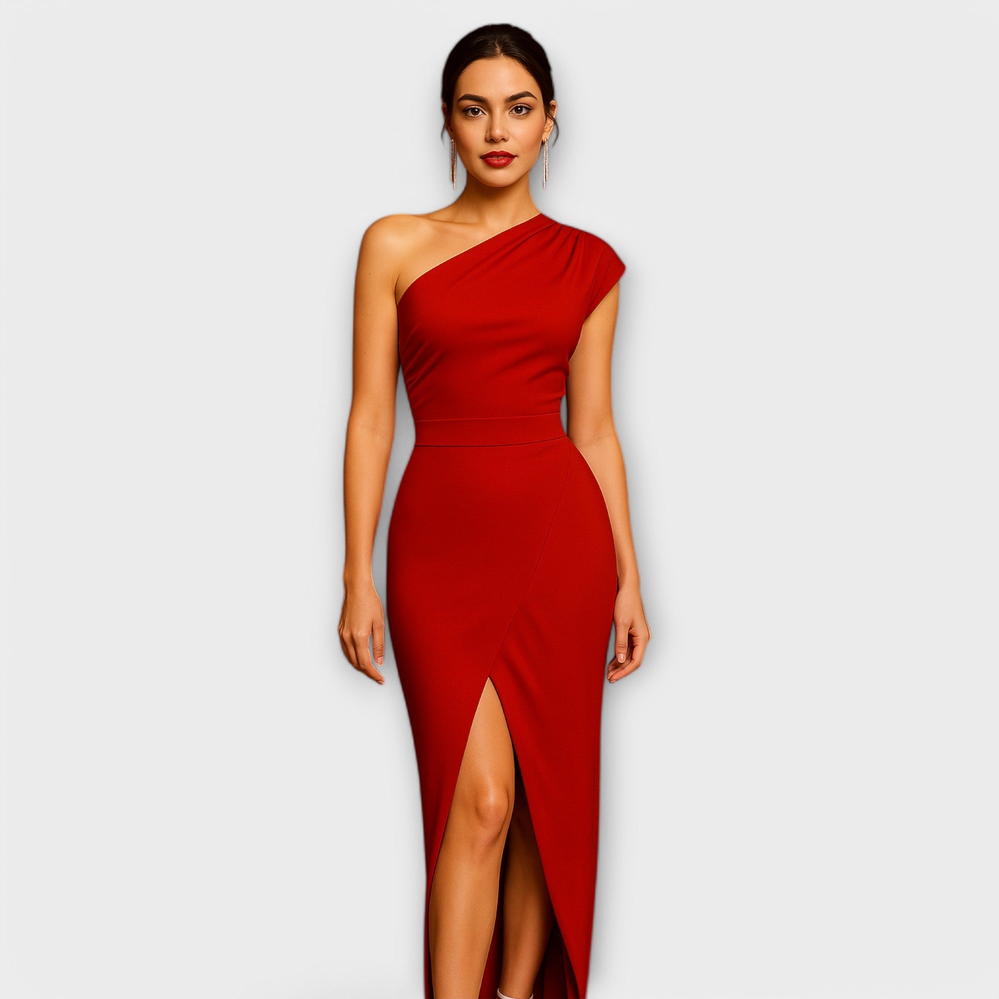 Rochie de seară asimetrică elegantă
