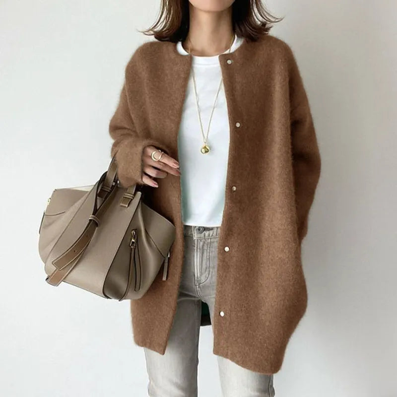 Juliette™ - Cardigan din lână moale, lung