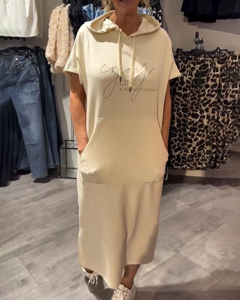 Saskia™ | Rochie Zilnică cu Glugă