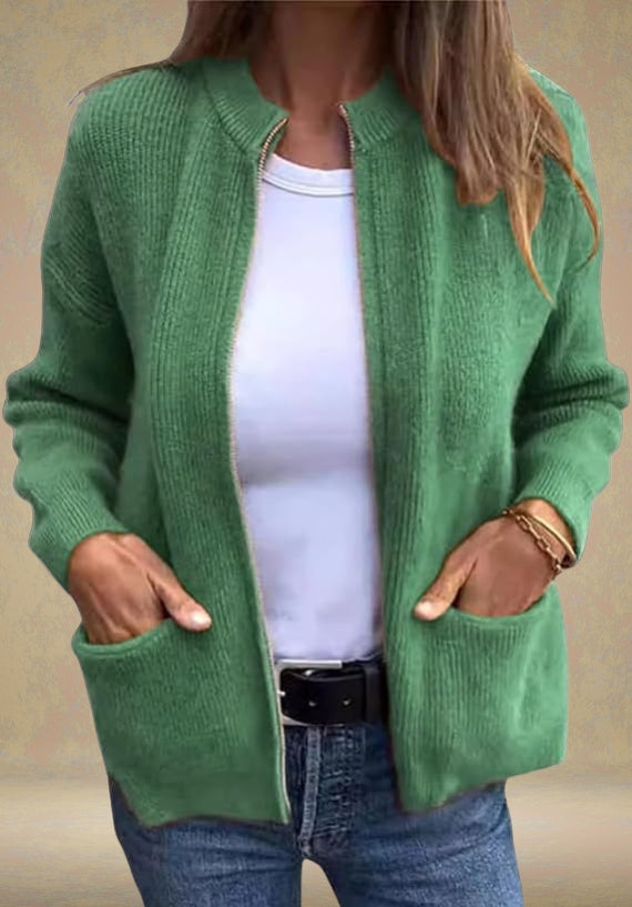 ZOYA | Cardigan de Toamnă cu Zip