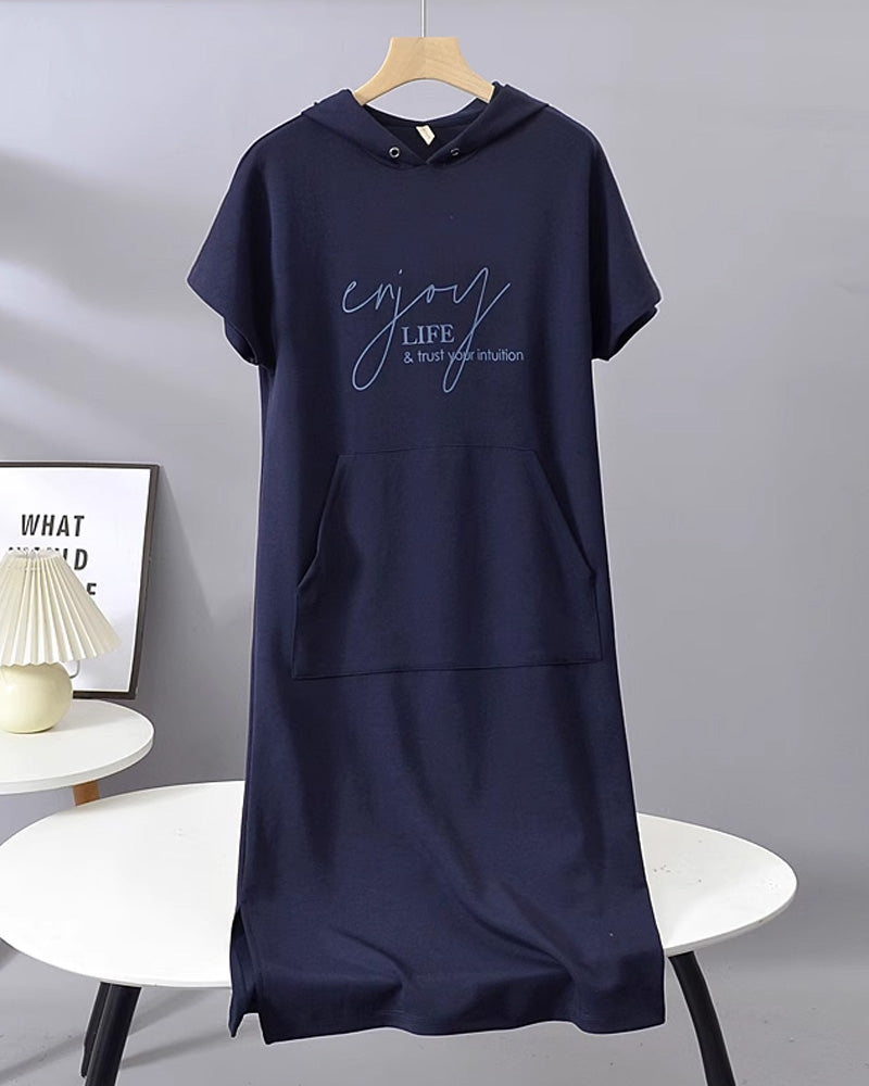 Saskia™ | Rochie Zilnică cu Glugă