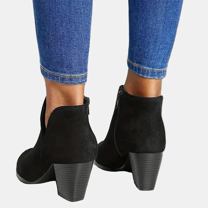 Hailey | Botine cu toc bloc