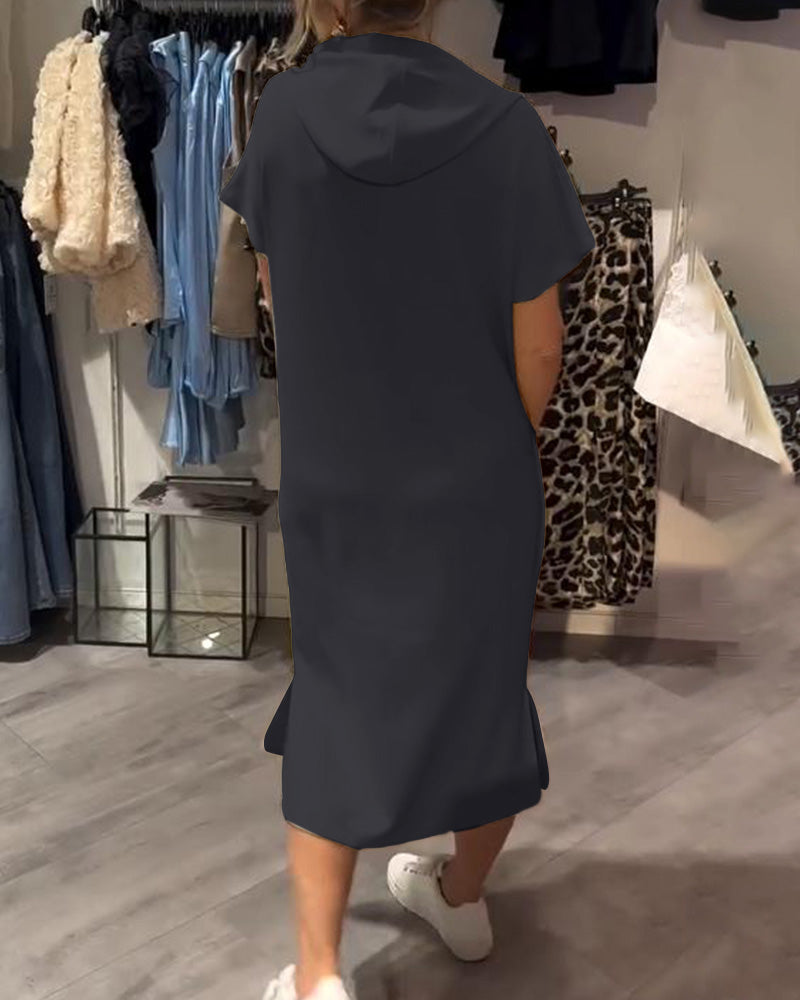Saskia™ | Rochie Zilnică cu Glugă