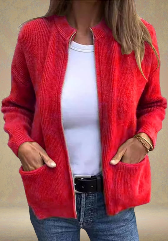 ZOYA | Cardigan de Toamnă cu Zip