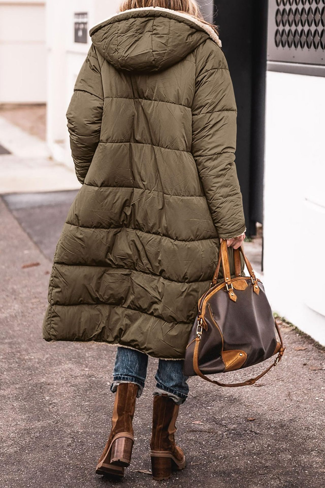 Johna – Palton Reversibil din Sherpa Luxe