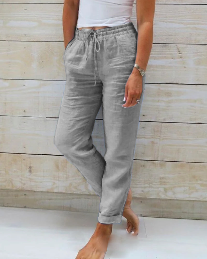 SUSAN - Pantaloni ușori elastici