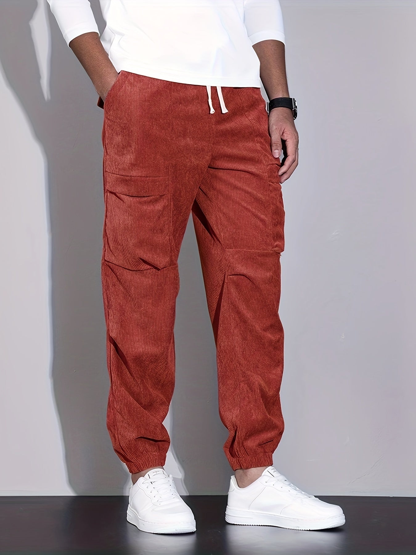 McKinley Pantaloni Cargo din Catifea