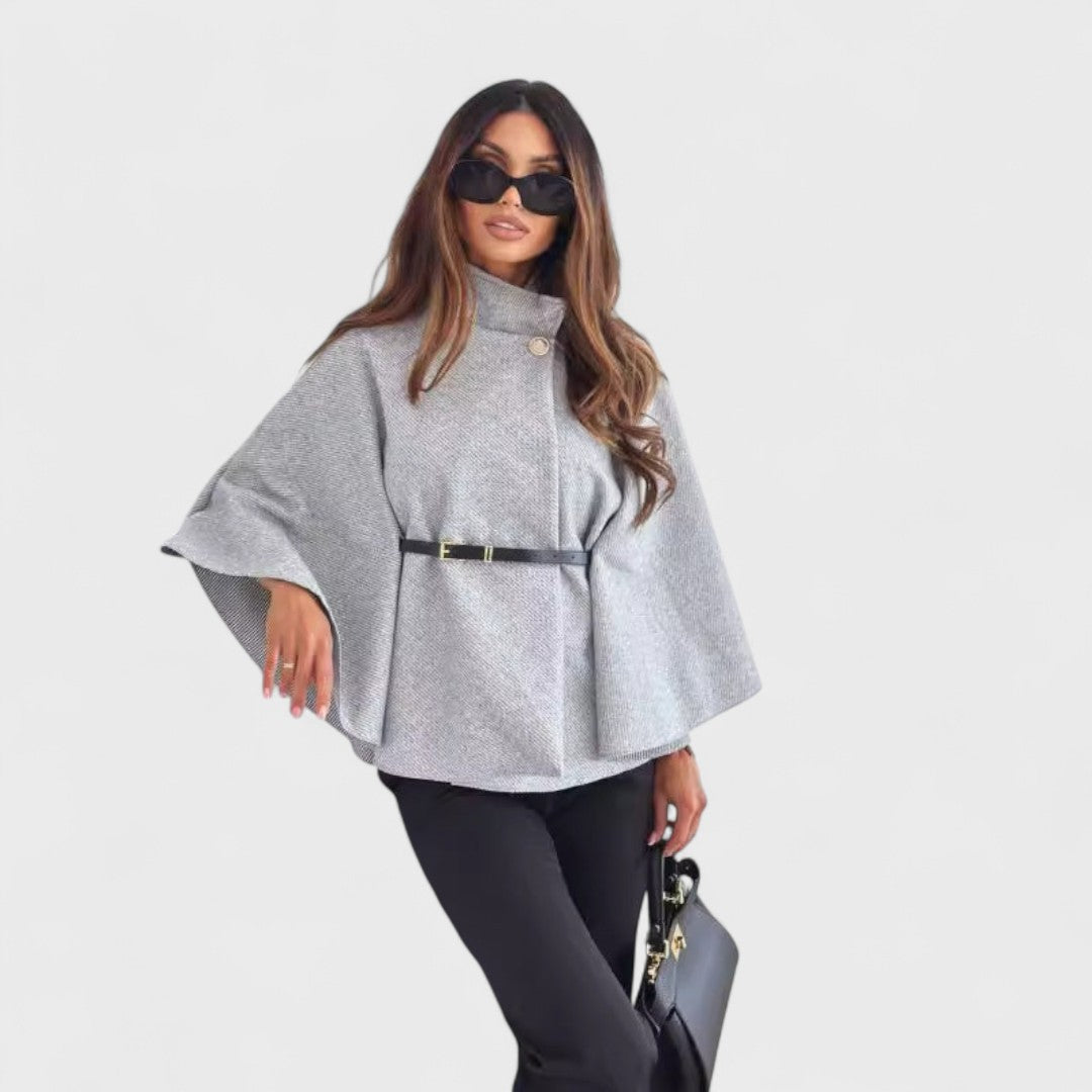 Lea - Jachetă elegantă cu mâneci tip fluture și curea