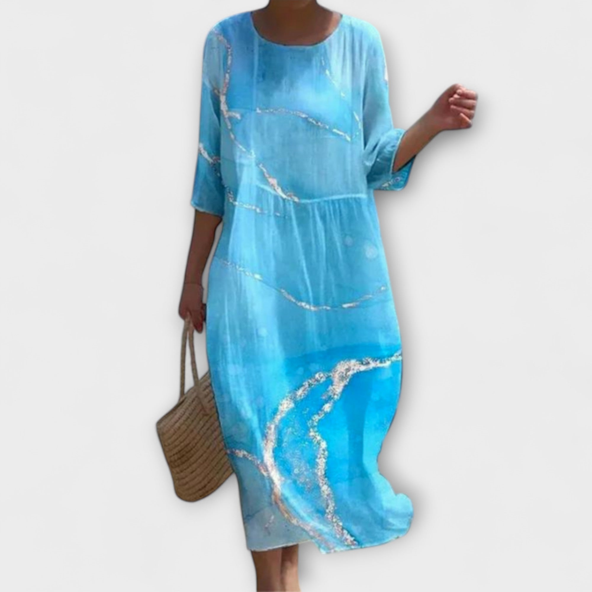 Miranda - Rochie Maxi Florală Stilată