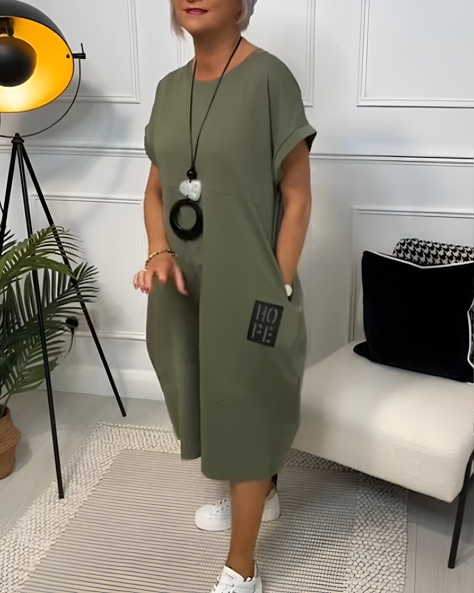 Ineke™ | Rochie Hoodie Confortabilă
