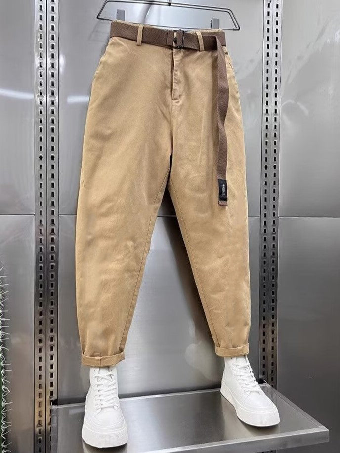 Laurent™ | Pantaloni Capri cu Brâu