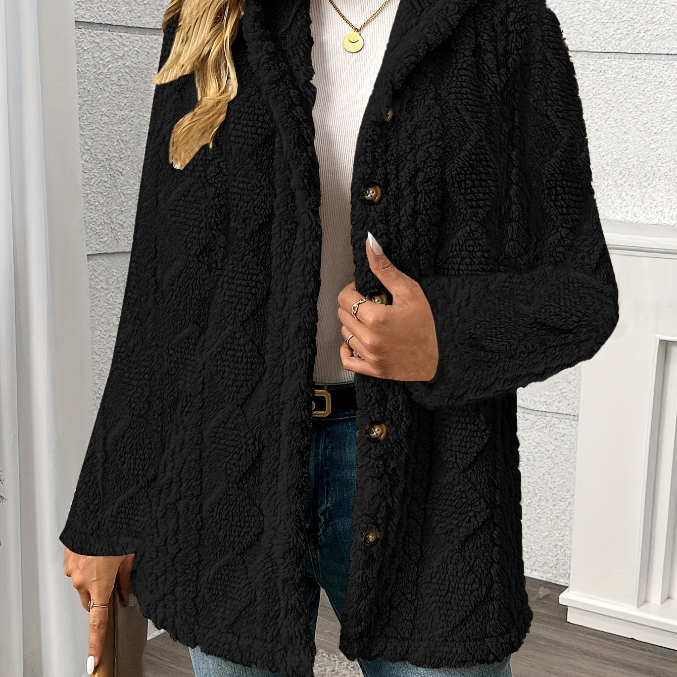Celine | Vestă Teddy Moale