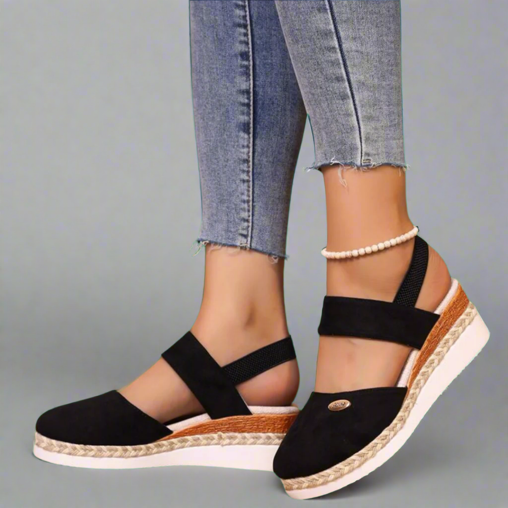Gitta | Sandale Wedge pentru Femei în Mărimi Mari - Confortabile și Versatile