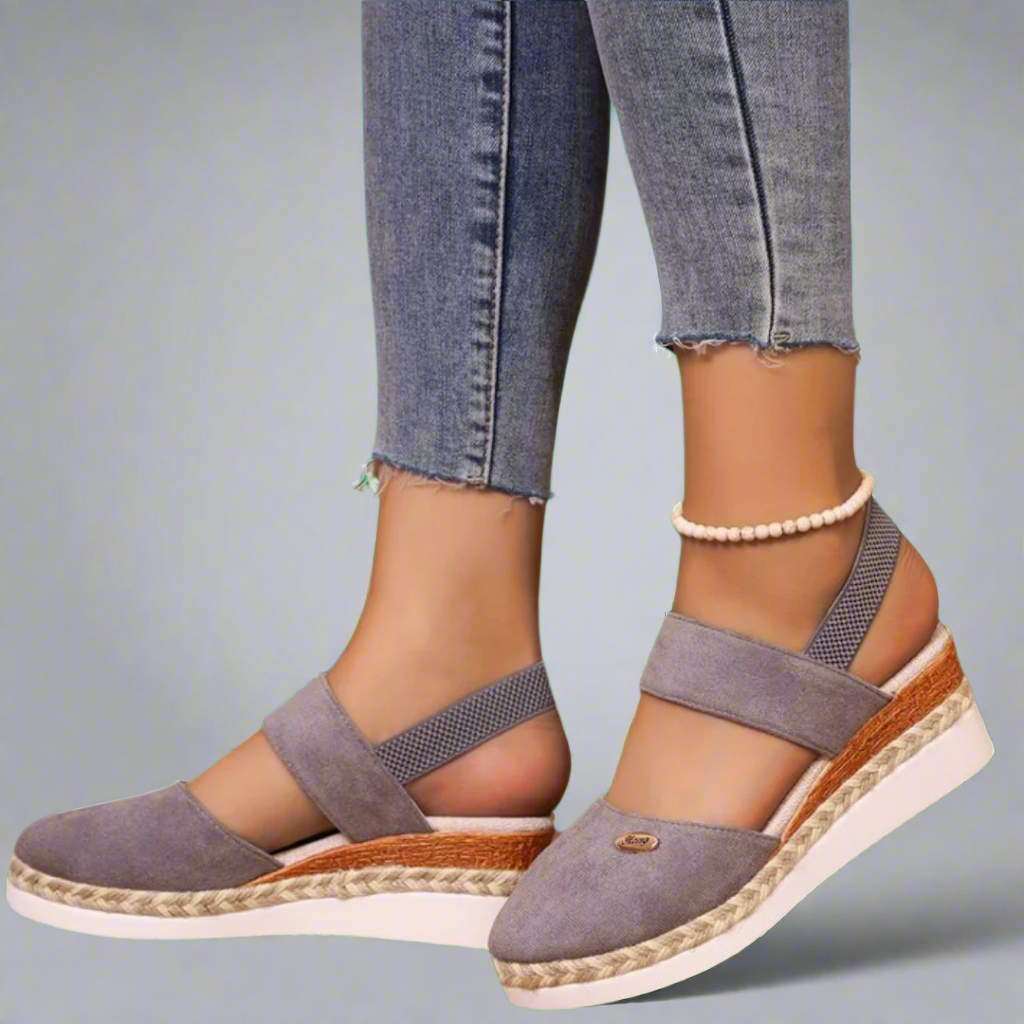 Gitta | Sandale Wedge pentru Femei în Mărimi Mari - Confortabile și Versatile