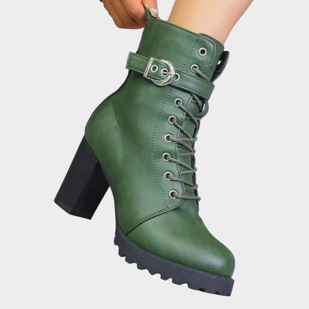 Quinn | Botine cu toc conic