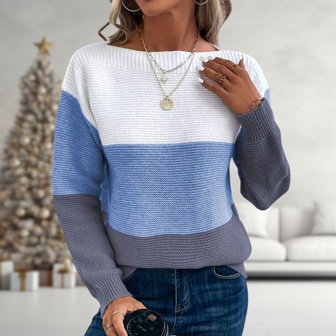 CLAUDIA™ | PULOVER GRADIENT FĂCUT ÎN MÂNĂ