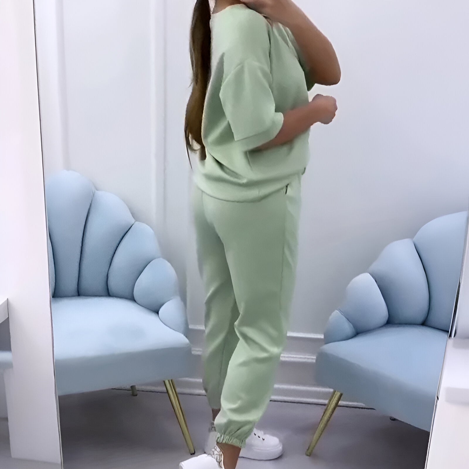 Elise™ | Set lounge cu mâneci scurte