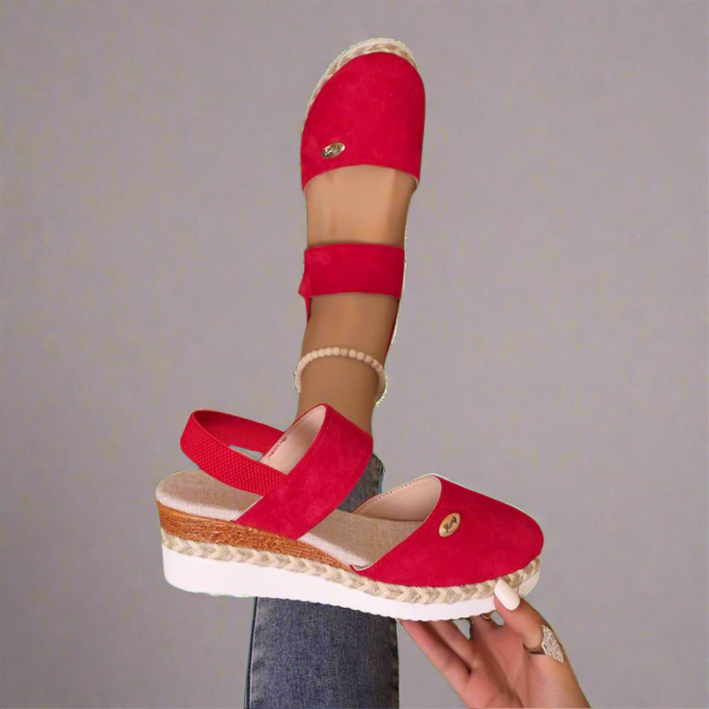Gitta | Sandale Wedge pentru Femei în Mărimi Mari - Confortabile și Versatile