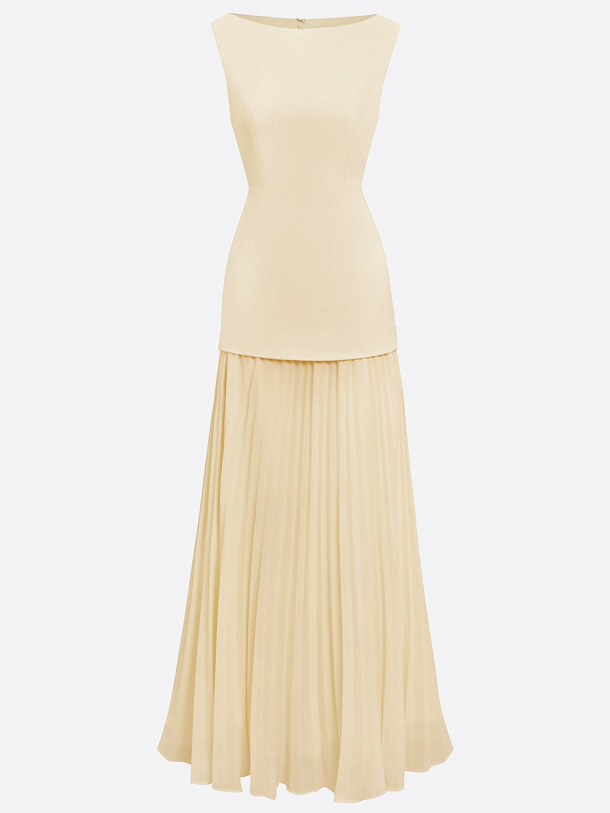ELVIRA | Rochie lungă plisată de design