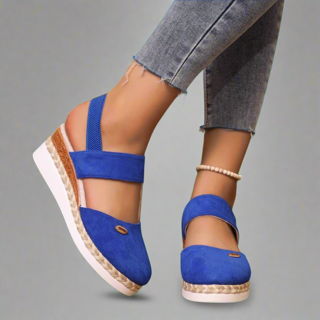 Gitta | Sandale Wedge pentru Femei în Mărimi Mari - Confortabile și Versatile