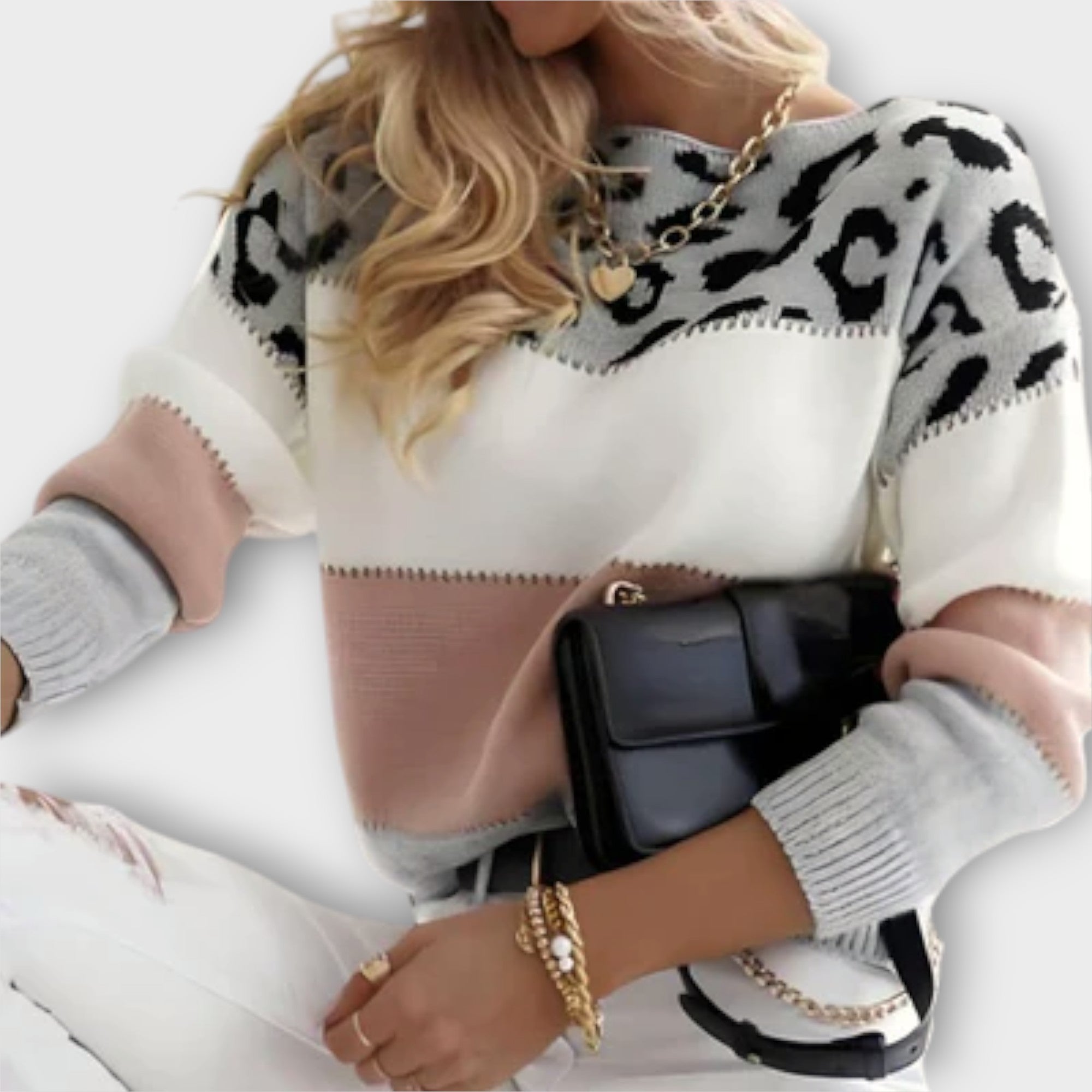 Cheyenne - Pulover Casual cu Design de Leopard