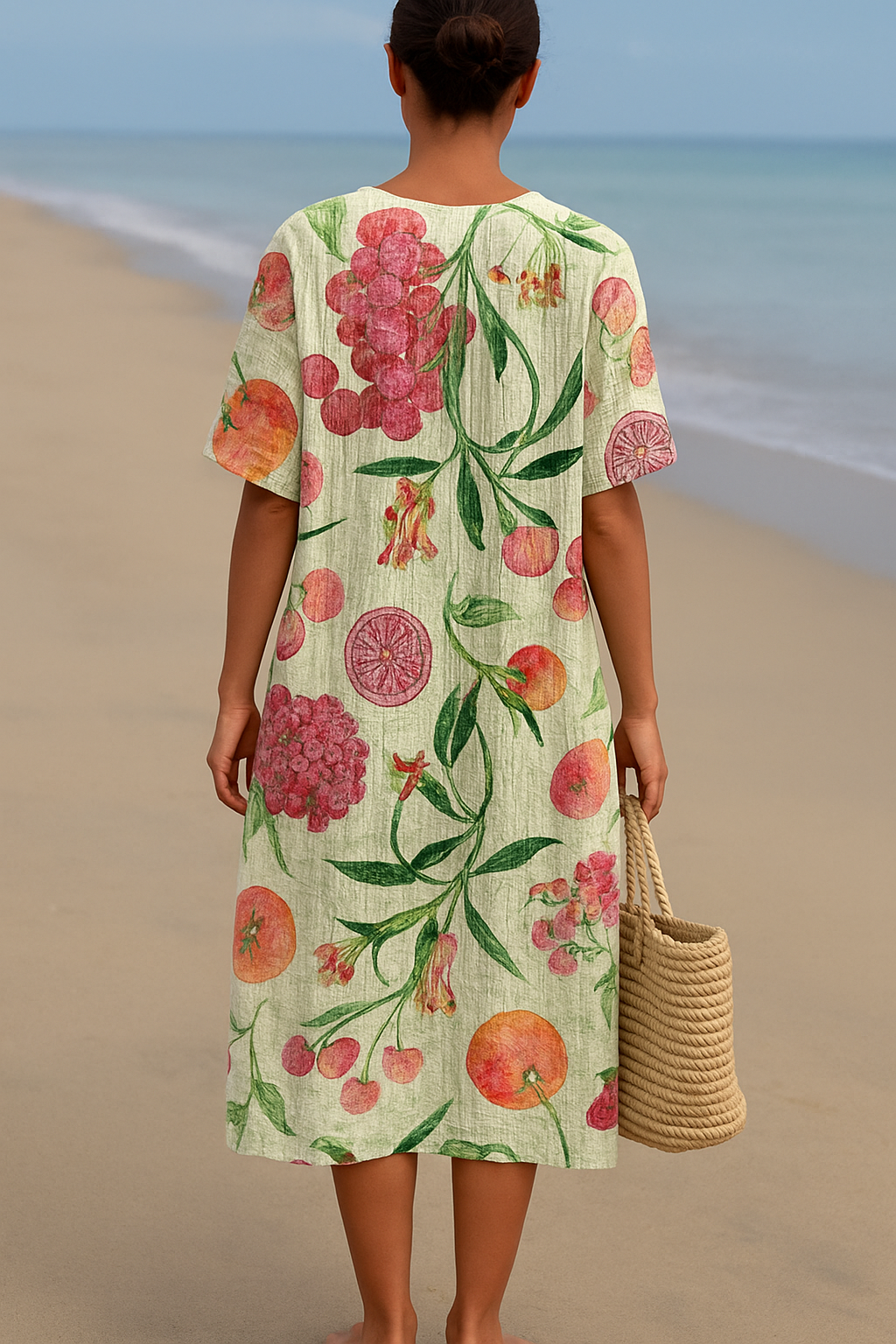 CÉLESTE | Rochie vintage botanică