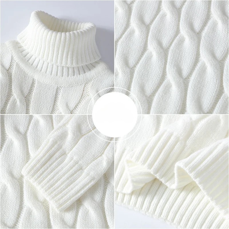 Pulover cu Guler Înalt Alessandro Milano