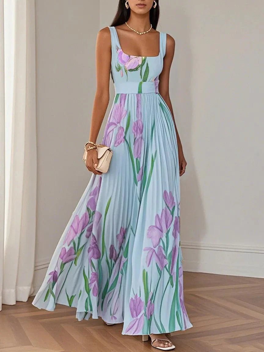 Liviana | Rochie Maxi Plissé