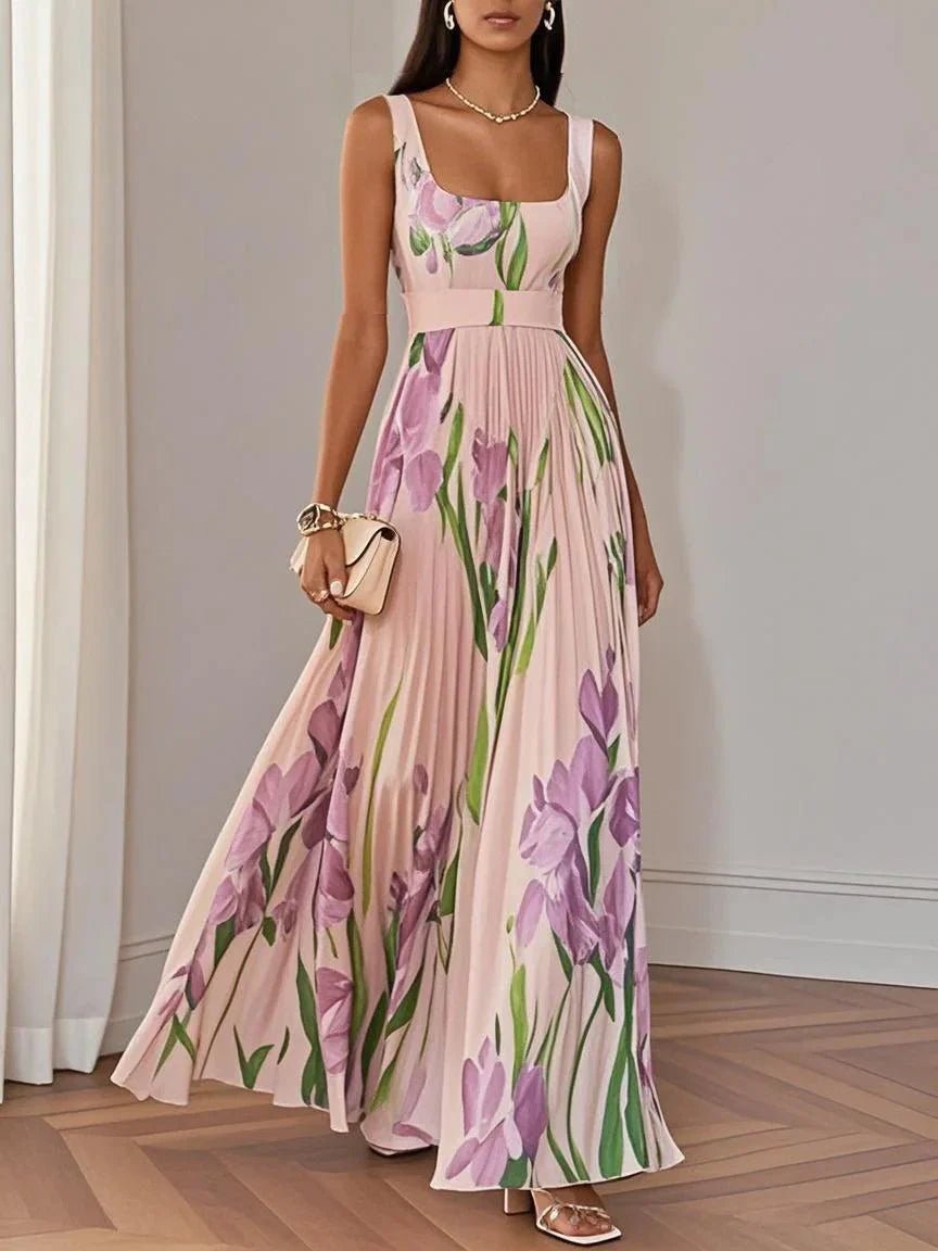 Liviana | Rochie Maxi Plissé