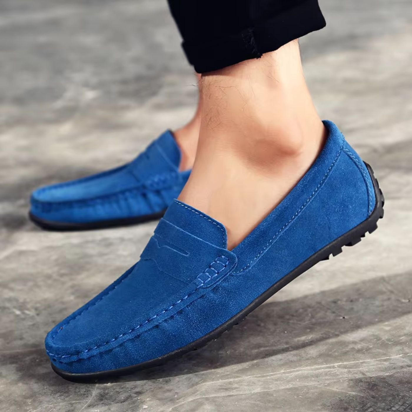 Beckett | Loafers din suede moale