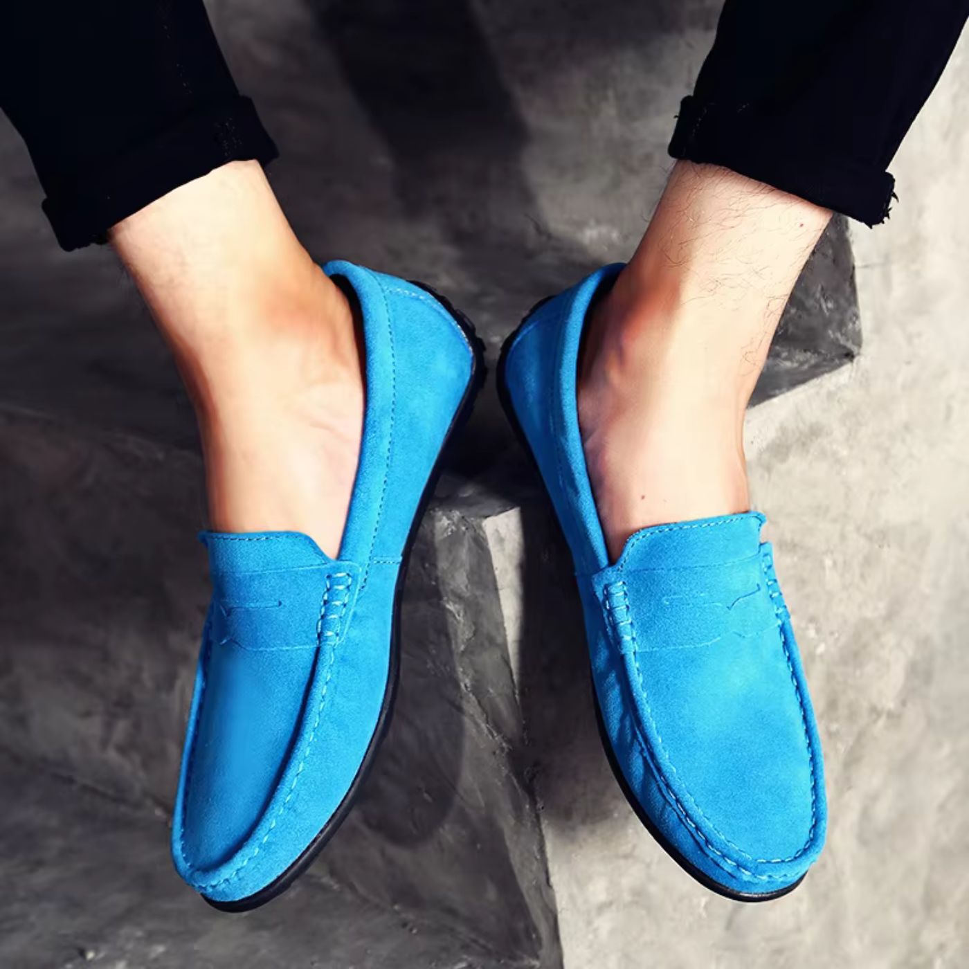 Beckett | Loafers din suede moale
