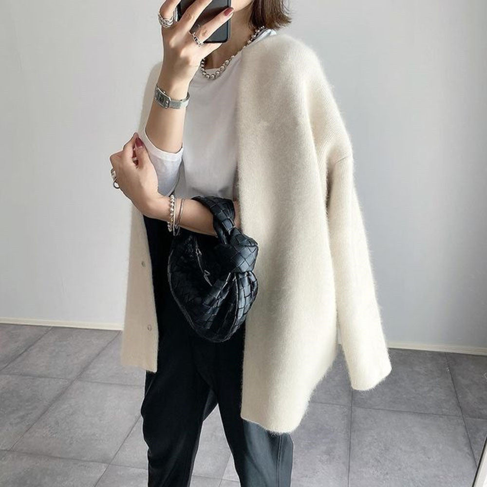 Chloé™ - Cardigan Elegant din Cashmere