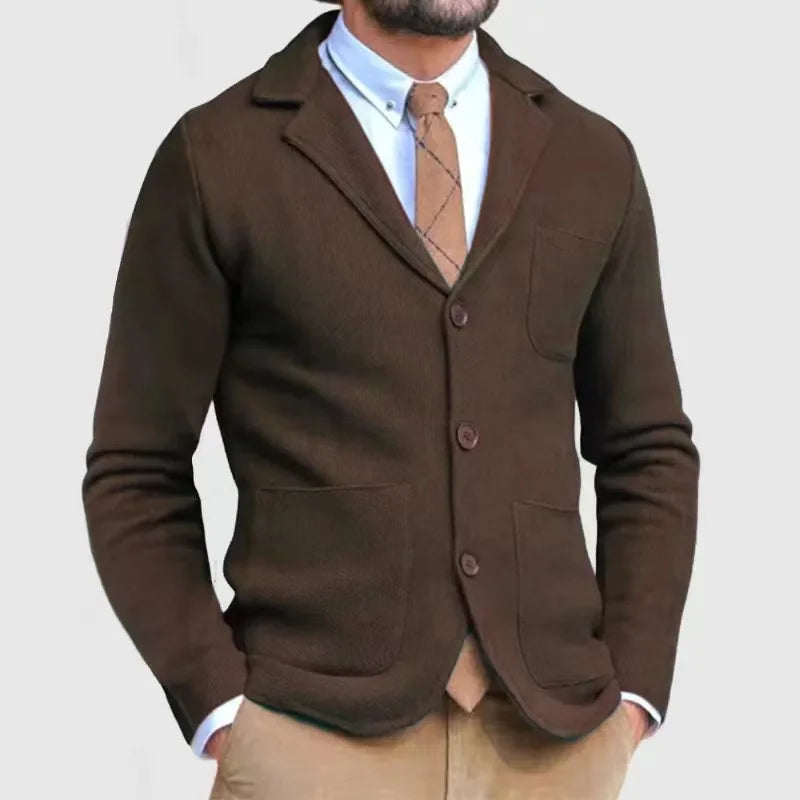 Jean - Palton elegant pentru bărbați, perfect pentru toamnă și iarnă, stil britanic, ideal pentru ocazii casuale și formale.