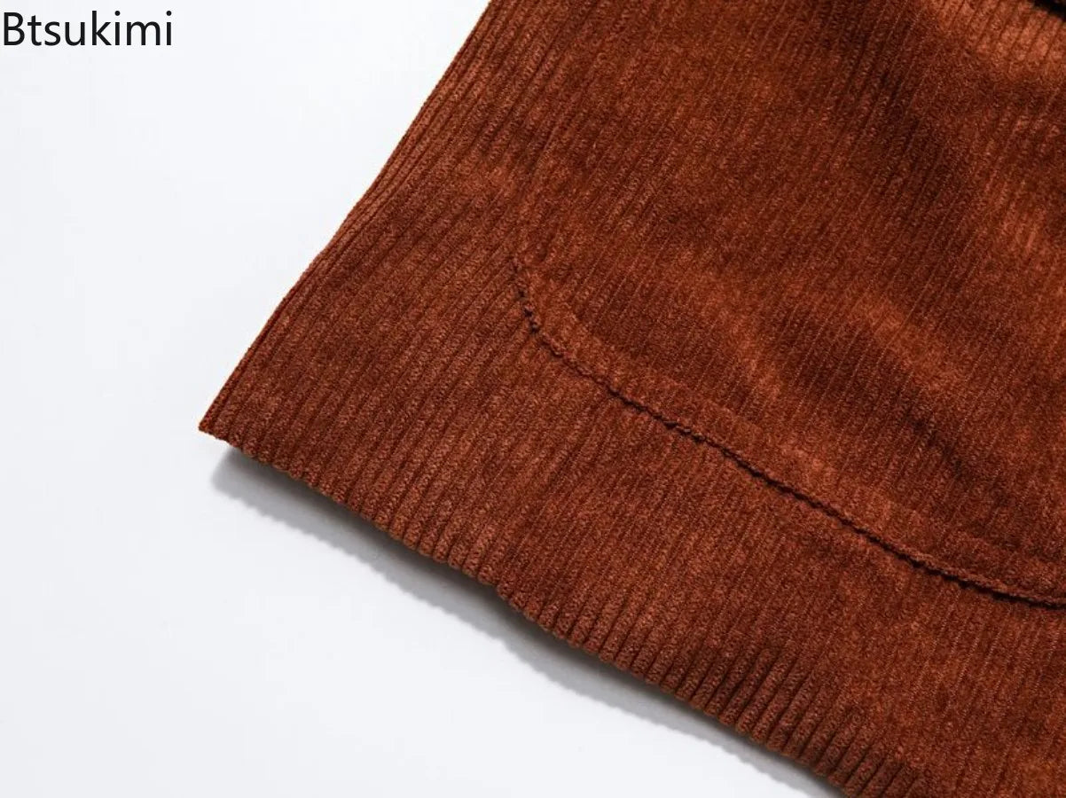 Maxime - Jachetă din catifea corduroy la modă pentru un stil relaxat și elegant în această toamnă-iarnă 2025.