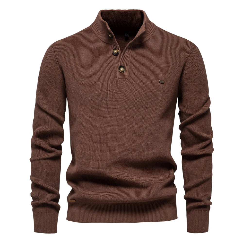 Koelman | Pulover pentru bărbați cu design cu nasturi