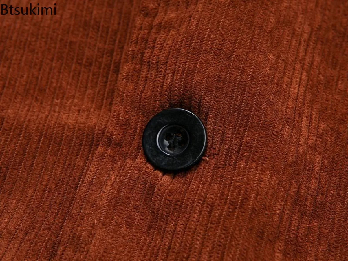 Maxime - Jachetă din catifea corduroy la modă pentru un stil relaxat și elegant în această toamnă-iarnă 2025.
