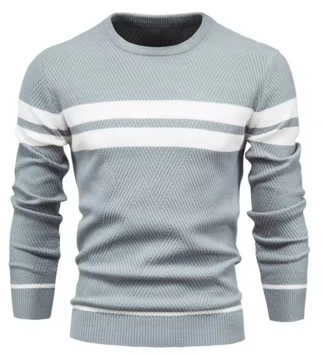 MIRAVO | Pulover elegant pentru bărbați cu design zigzag