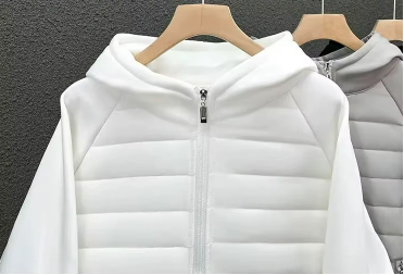 Jachetă elegantă din bumbac căptușită