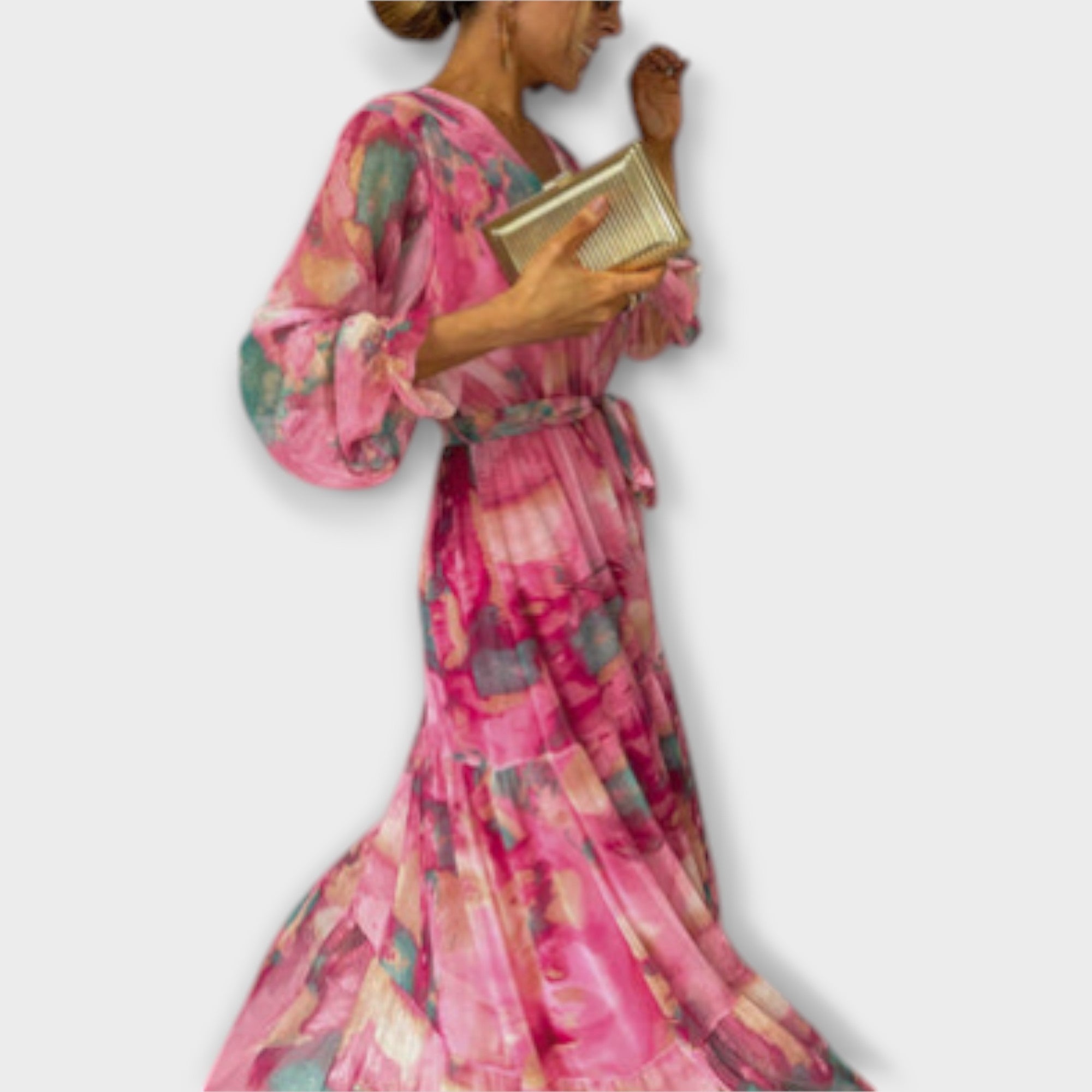 Evelyn - Rochie Maxidream Aquarelle