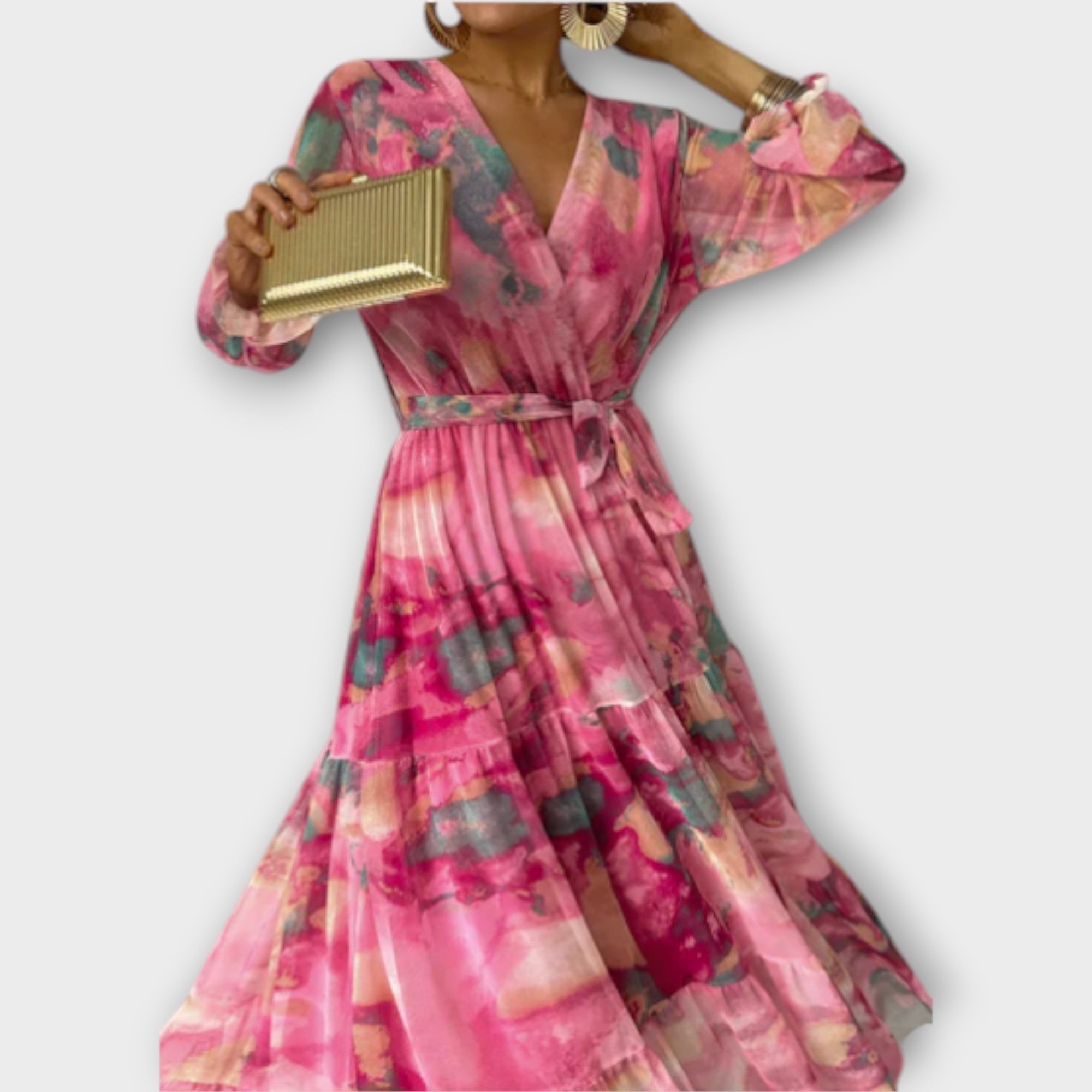 Evelyn - Rochie Maxidream Aquarelle
