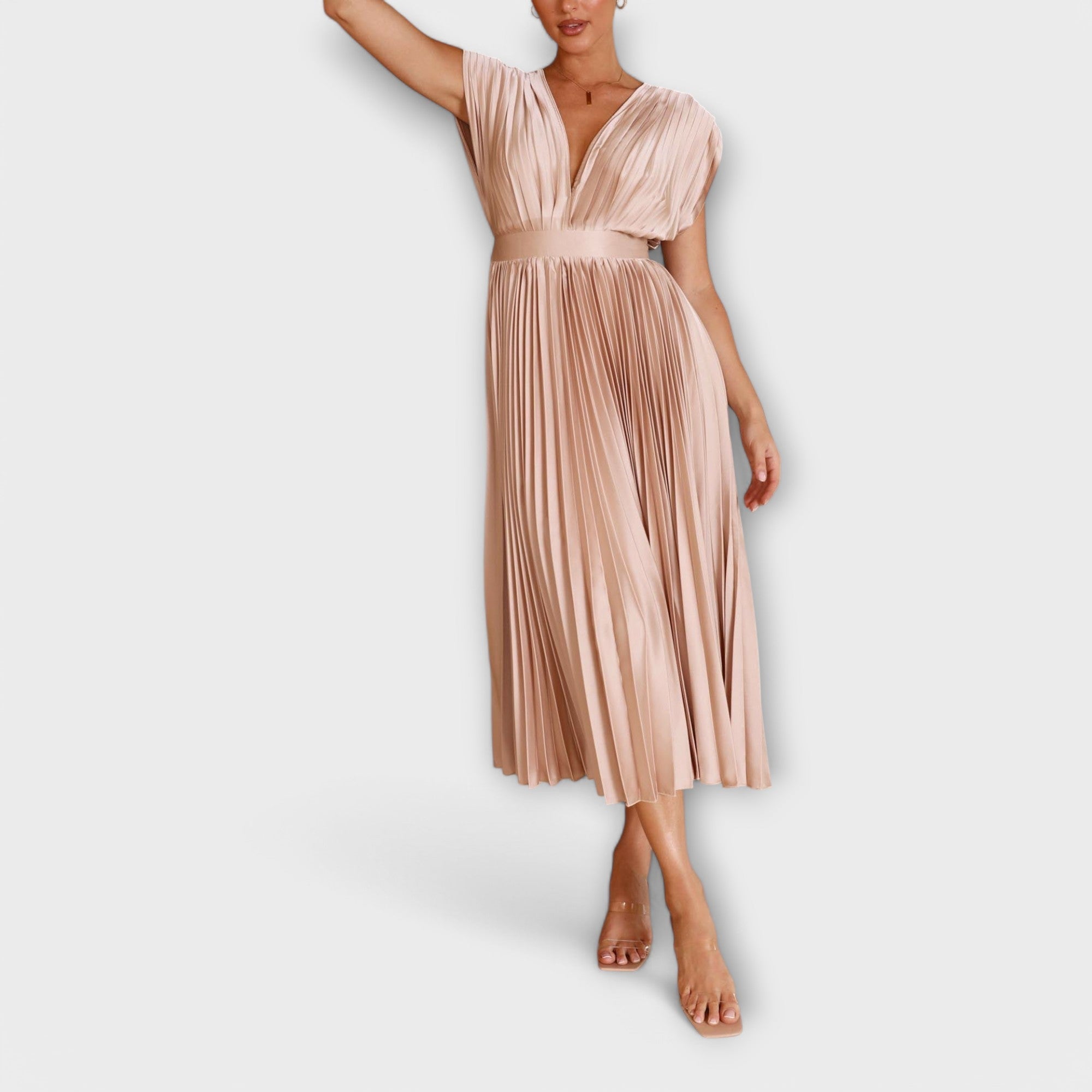Maria - Rochie elegantă cu pliuri