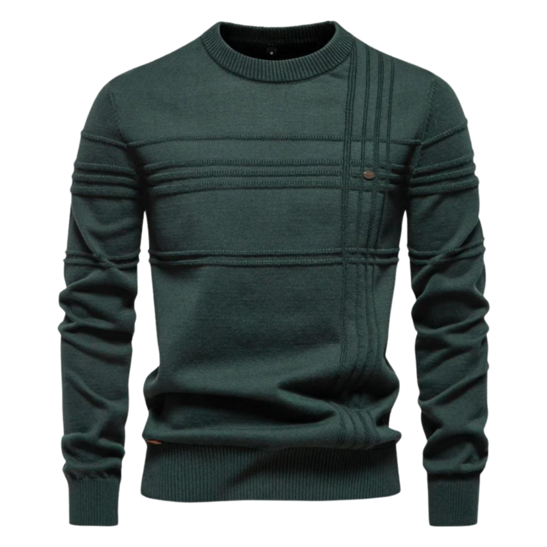MIRAVO | Pulover elegant pentru bărbați cu model în carouri